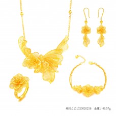 足金驚艷水仙花卉套裝